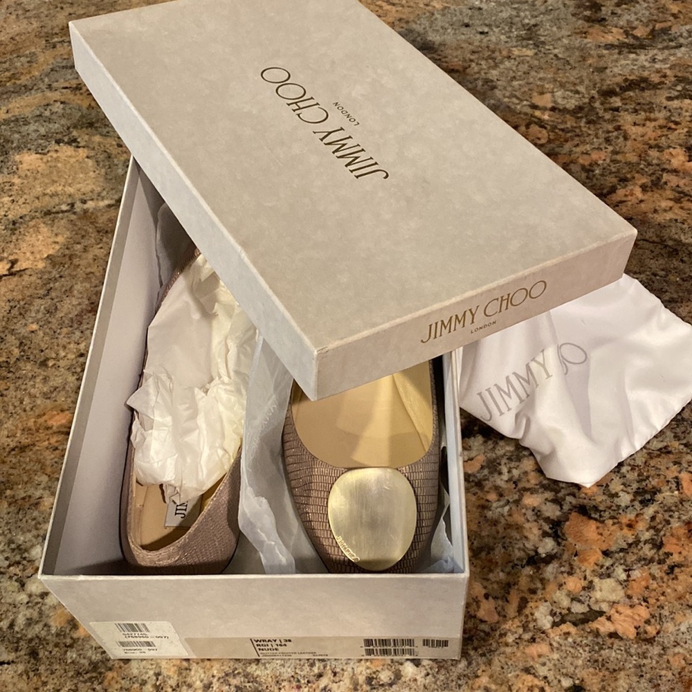 Authentic Jimmy Choo Wray Flat - Picture 4 of 6